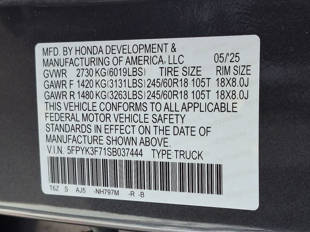 Thumbnail: 2025 Honda Ridgeline - 42