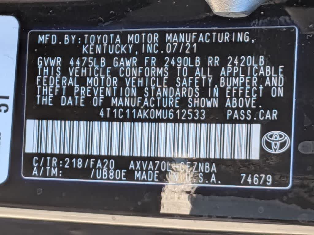 2021 Toyota Camry LE - Photo 36