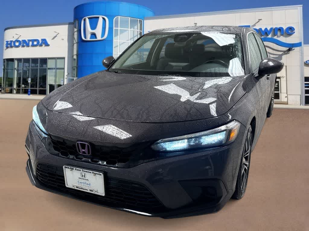 Certified 2022 Honda Civic EX-L Hatchback