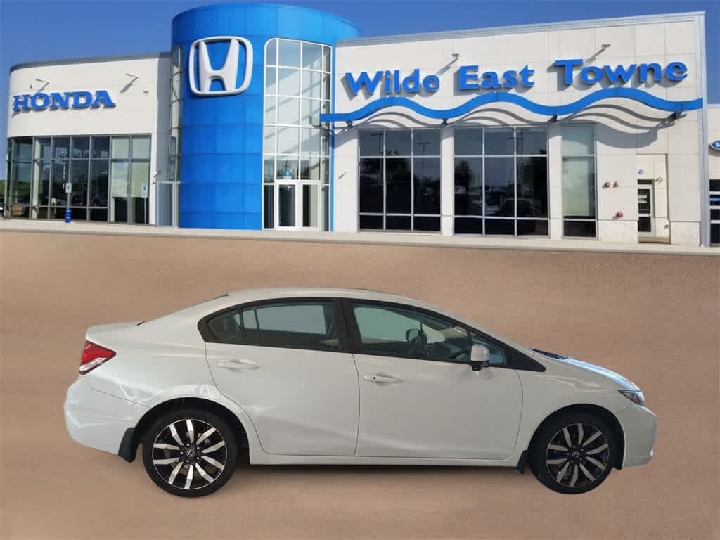 Certified 2014 Honda Civic EX-L with VIN 19XFB2F90EE036551 for sale in Madison, WI