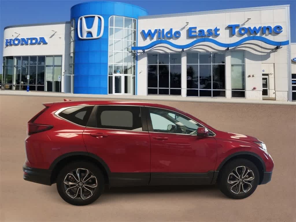 Certified 2021 Honda CR-V EX-L with VIN 5J6RW2H89ML012626 for sale in Madison, WI