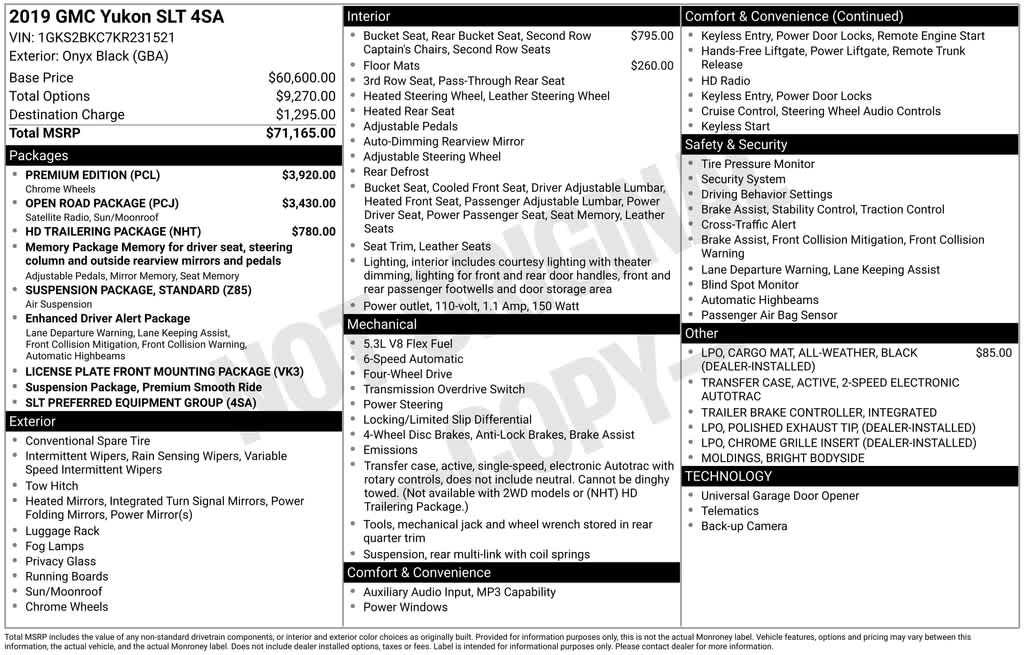 Thumbnail: 2019 GMC Yukon - 5