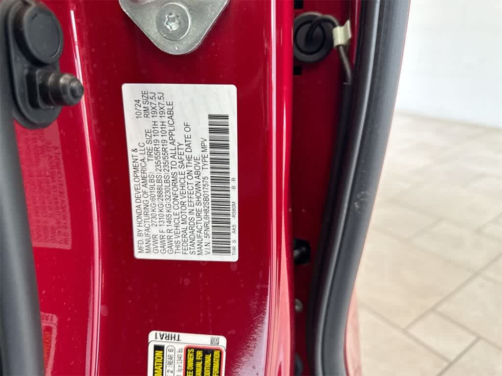 2025 Honda Odyssey Touring 40