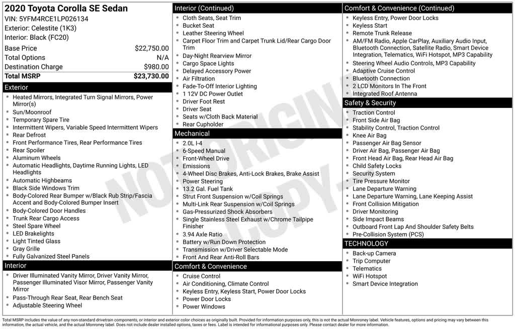 Thumbnail: 2020 Toyota Corolla - 3