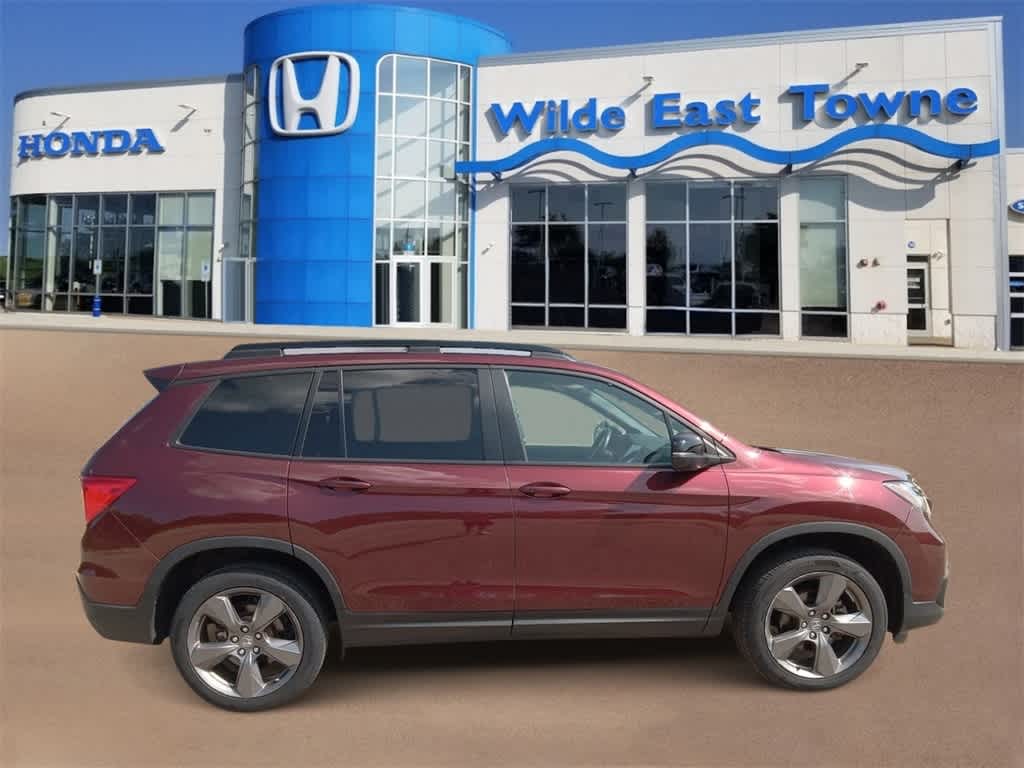 Certified 2021 Honda Passport Touring with VIN 5FNYF8H98MB025030 for sale in Madison, WI