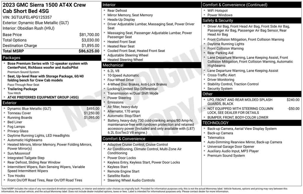 Thumbnail: 2023 GMC Sierra 1500 - 4