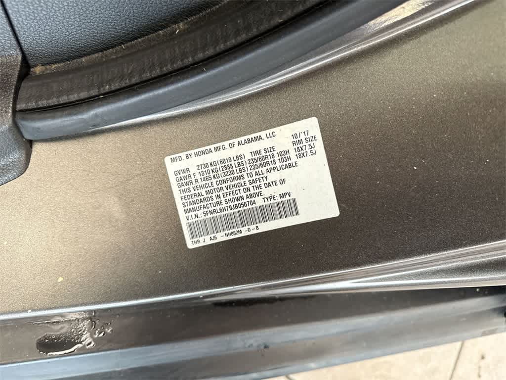 Thumbnail: 2018 Honda Odyssey - 37