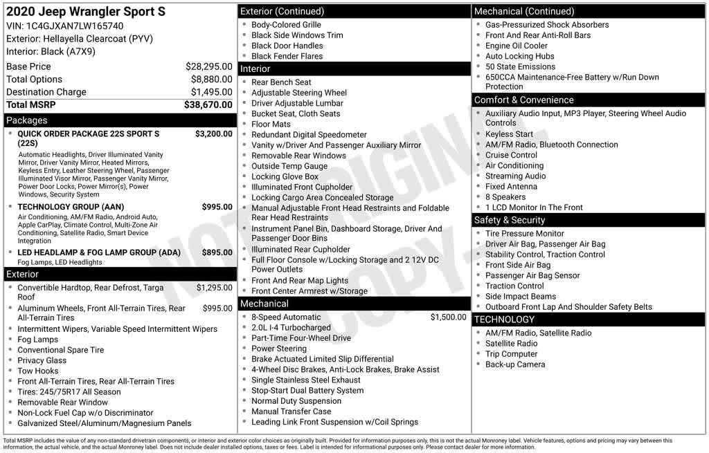 Thumbnail: 2020 Jeep Wrangler - 38