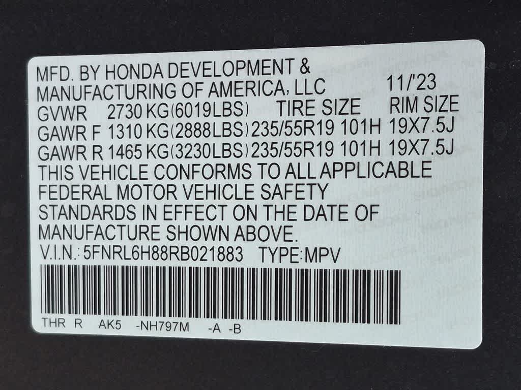 2024 Honda Odyssey Touring - Photo 40