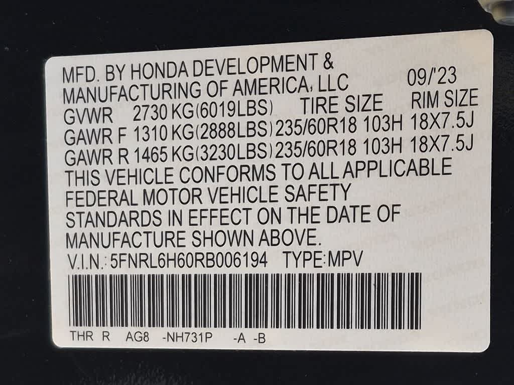 2024 Honda Odyssey EX-L - Photo 40