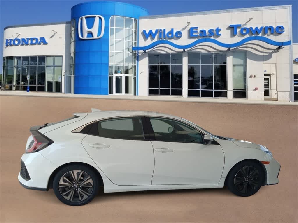 Certified 2018 Honda Civic Hatchback EX with VIN SHHFK7H51JU417111 for sale in Madison, WI