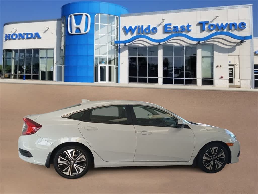 Certified 2018 Honda Civic EX-L with VIN JHMFC1F78JX028406 for sale in Madison, WI