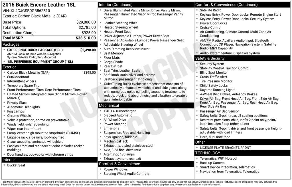 Thumbnail: 2016 Buick Encore - 39