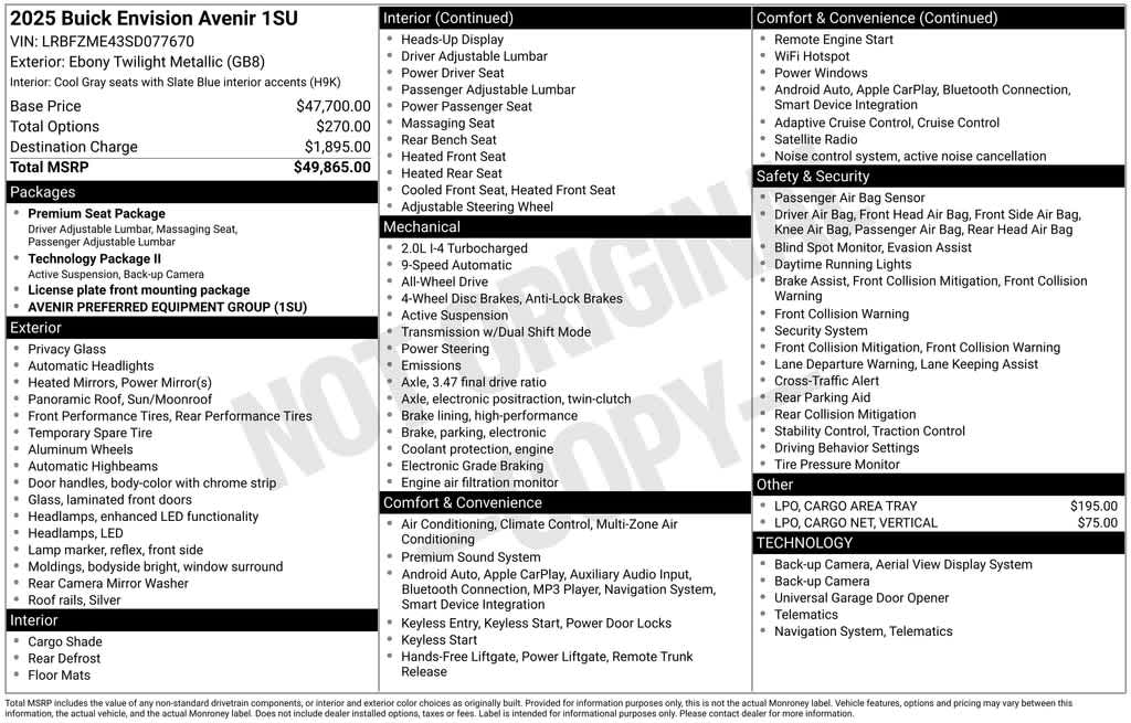 Thumbnail: 2025 Buick Envision - 1