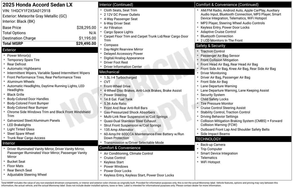 Thumbnail: 2025 Honda Accord - 32