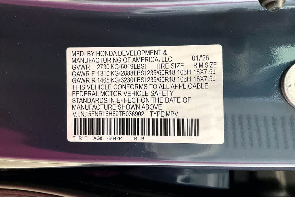 Thumbnail: 2026 Honda Odyssey - 22