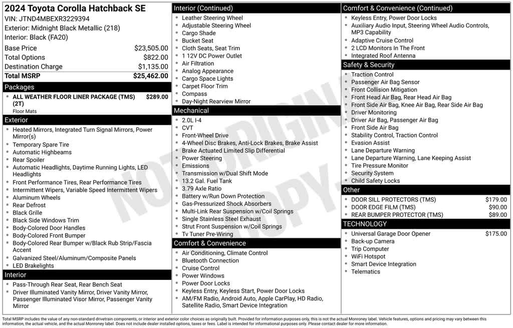Thumbnail: 2024 Toyota Corolla - 38