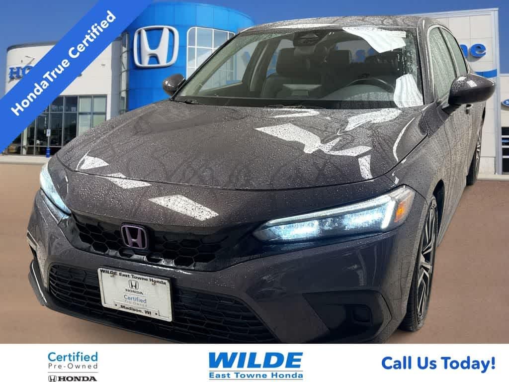 Certified 2022 Honda Civic EX-L Hatchback