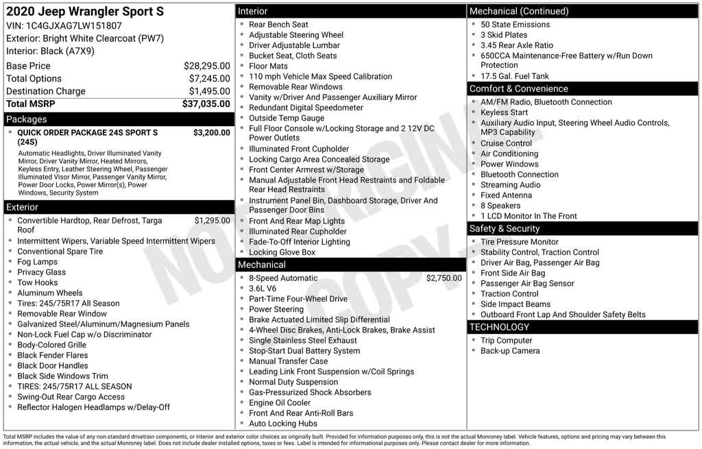 Thumbnail: 2020 Jeep Wrangler - 39