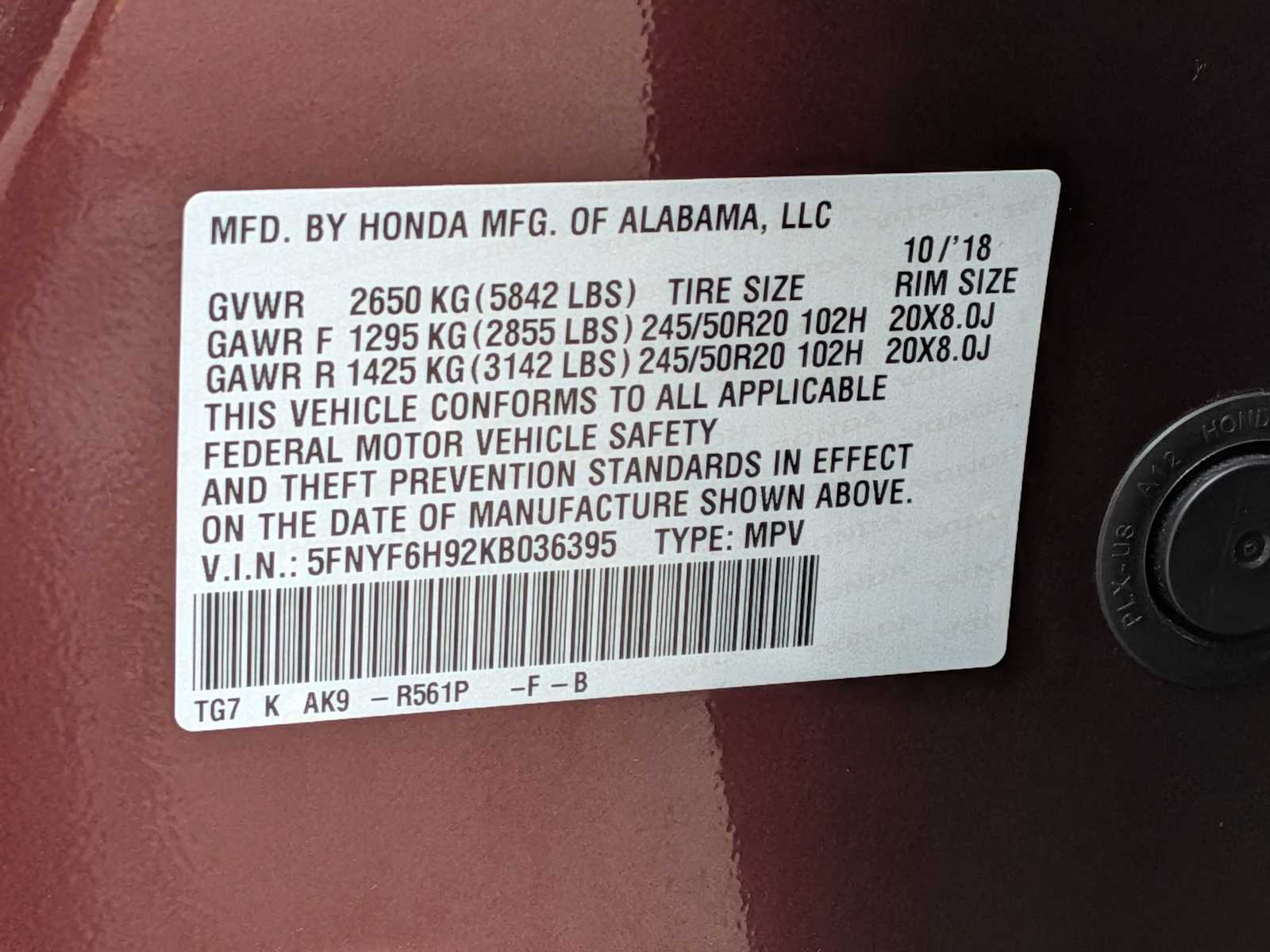 Thumbnail: 2019 Honda Pilot - 40