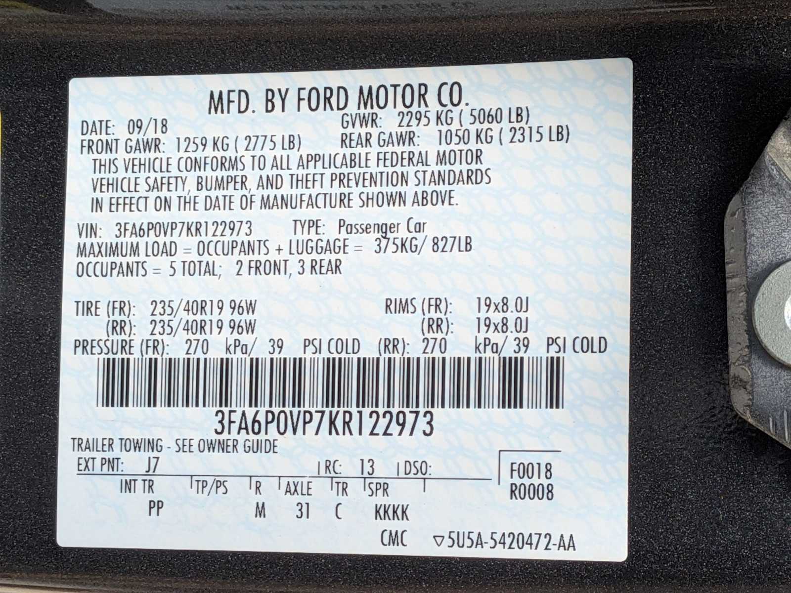 Thumbnail: 2019 Ford Fusion - 30