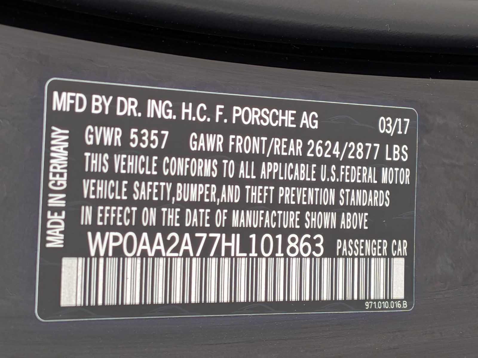 Thumbnail: 2017 Porsche Panamera - 36