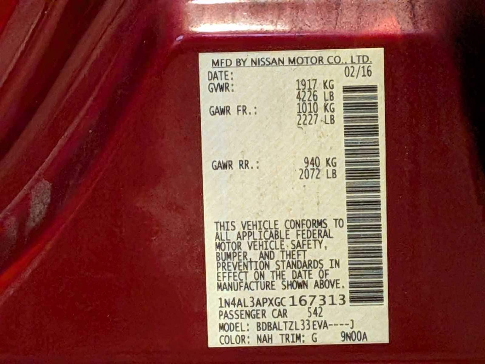 Thumbnail: 2016 Nissan Altima - 31