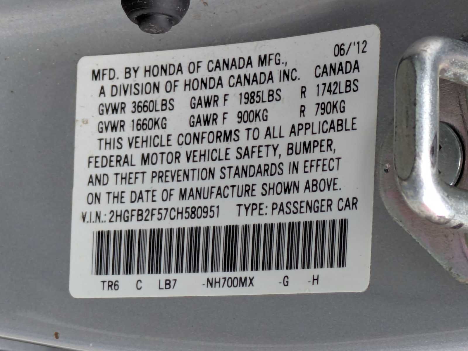 Thumbnail: 2012 Honda Civic - 30