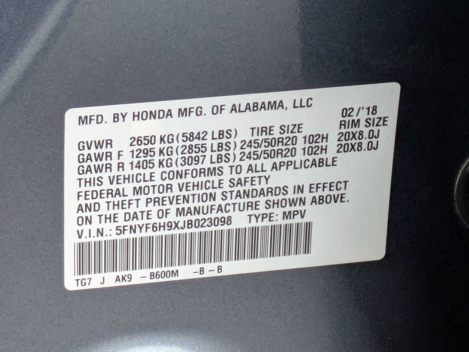 Thumbnail: 2018 Honda Pilot - 35