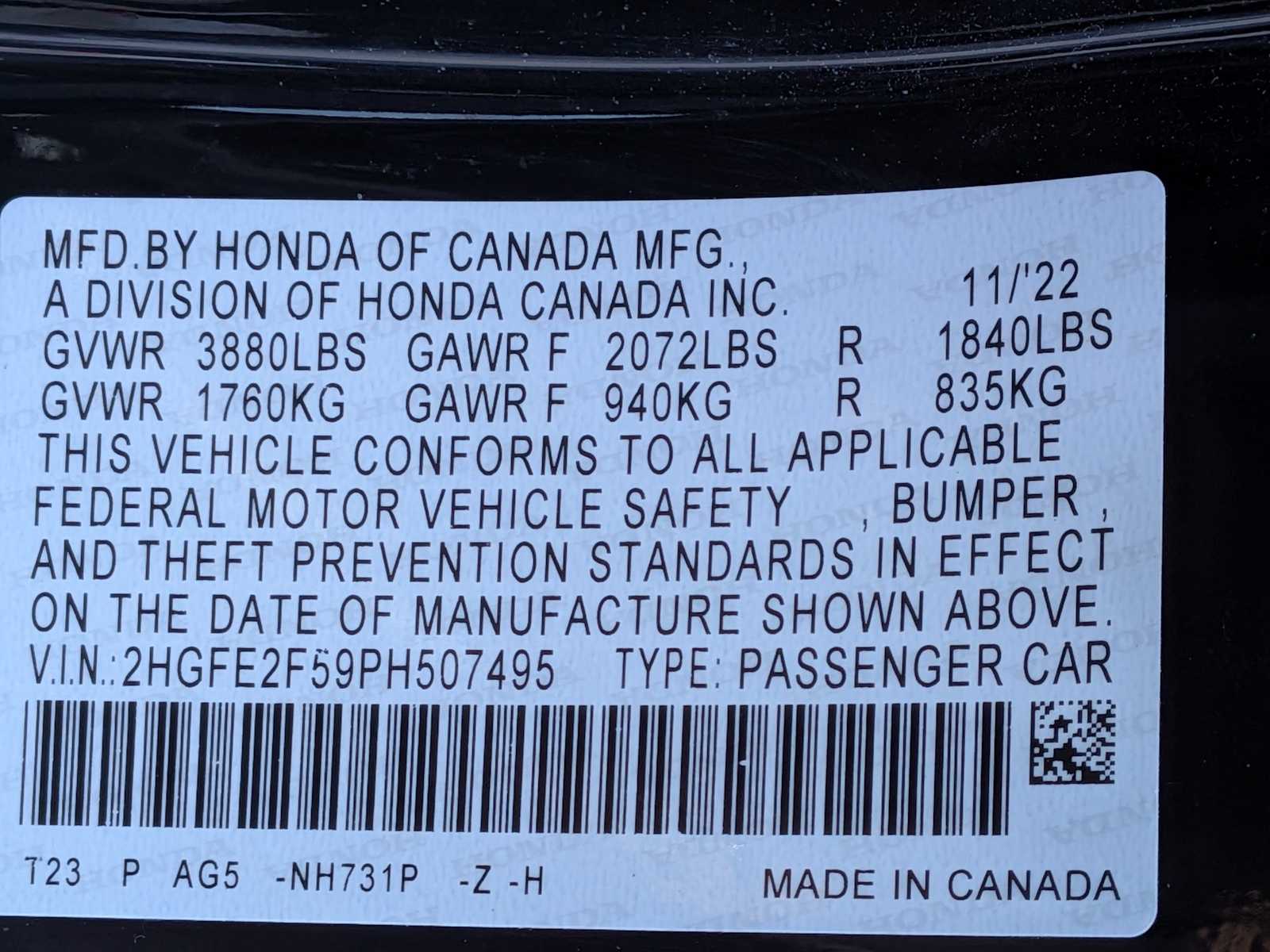 Thumbnail: 2023 Honda Civic - 31