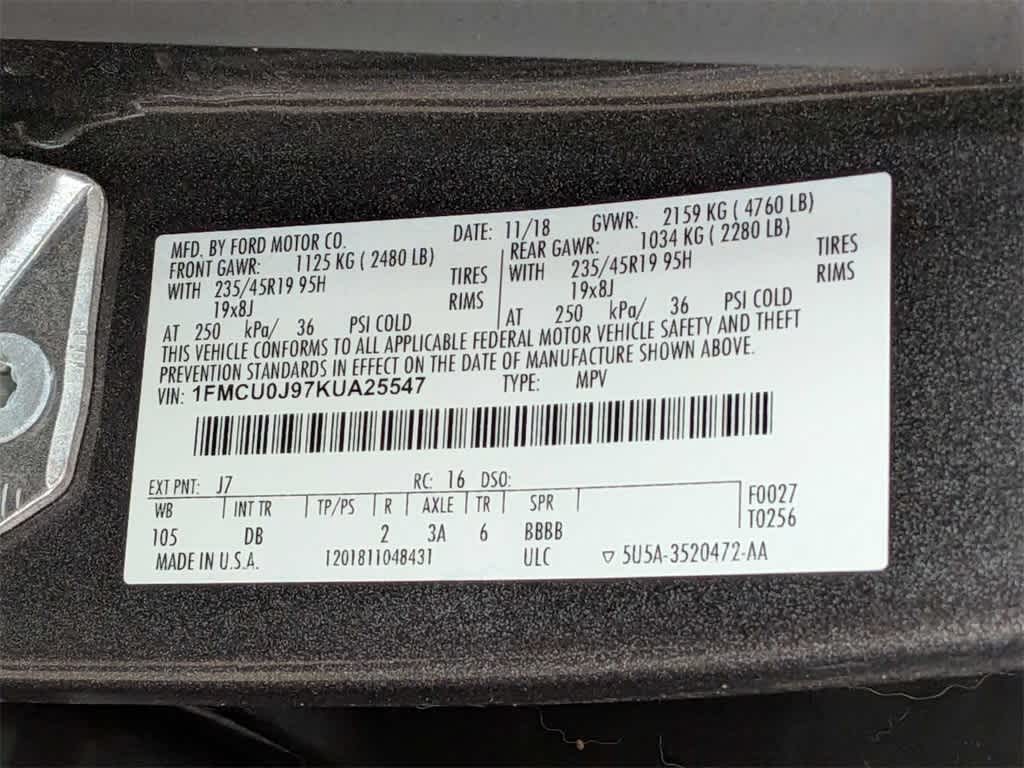 Thumbnail: 2019 Ford Escape - 36