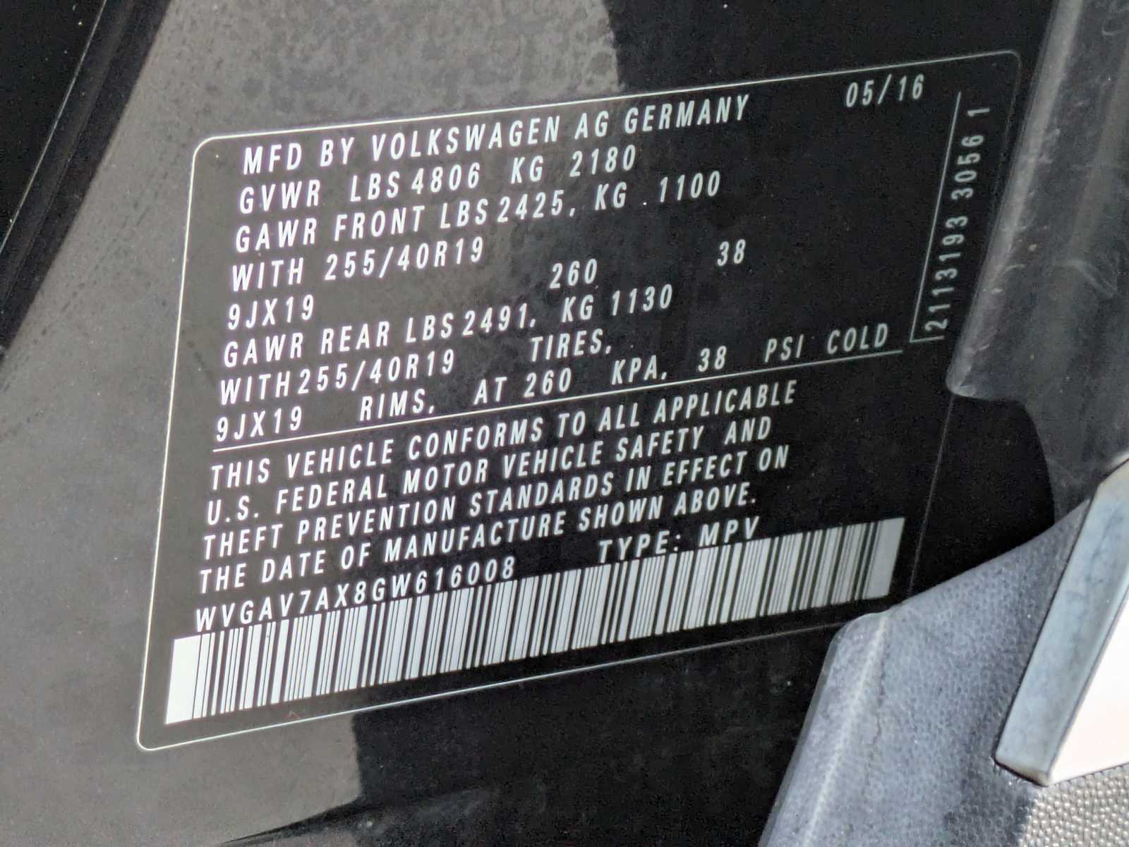 Thumbnail: 2016 Volkswagen Tiguan - 37