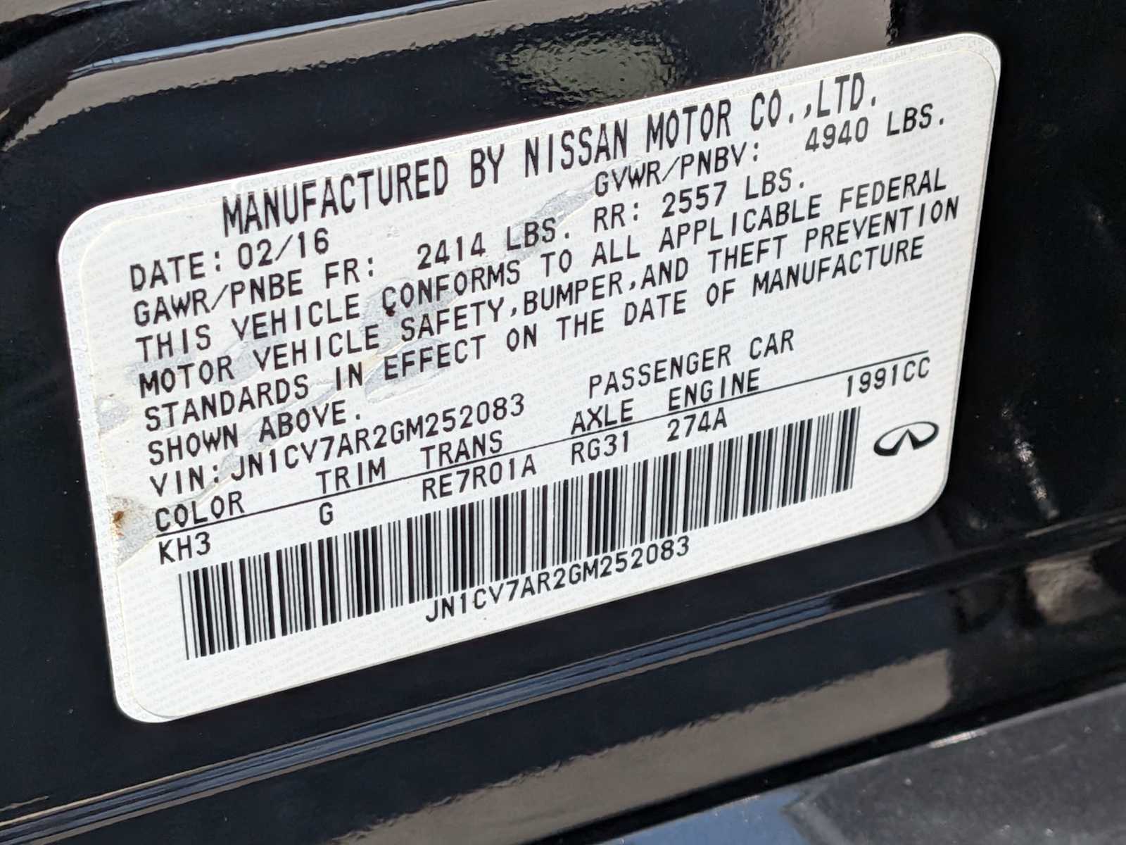 Thumbnail: 2016 INFINITI Q50 - 30