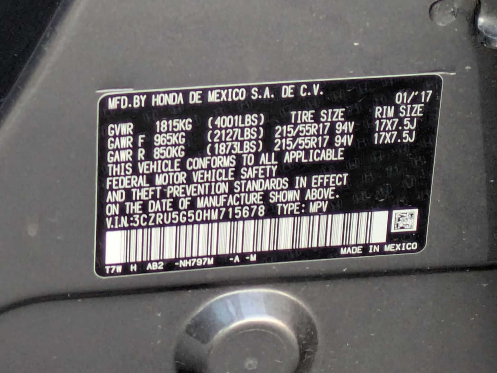 Thumbnail: 2017 Honda HR-V - 34