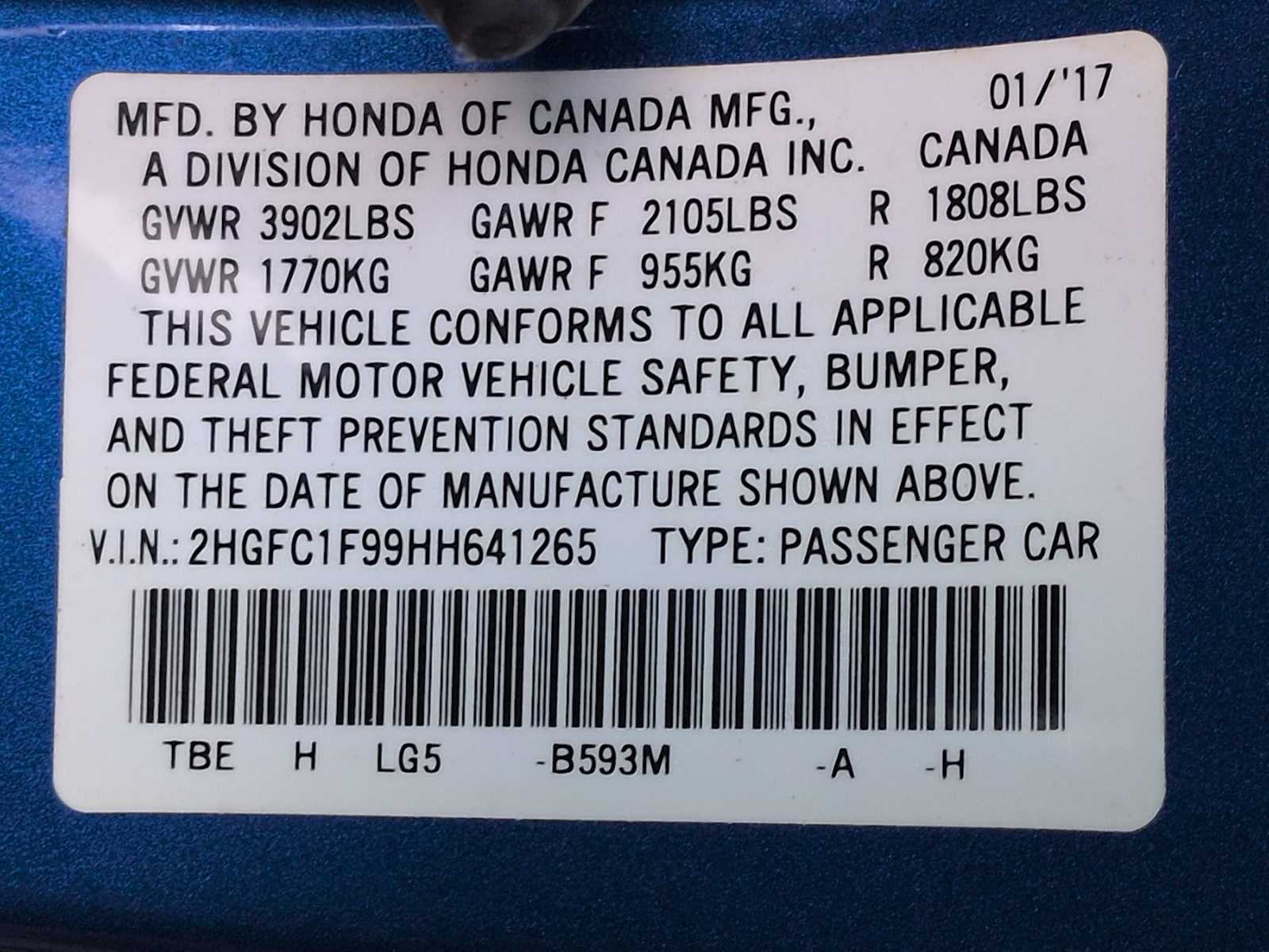 Thumbnail: 2017 Honda Civic - 30