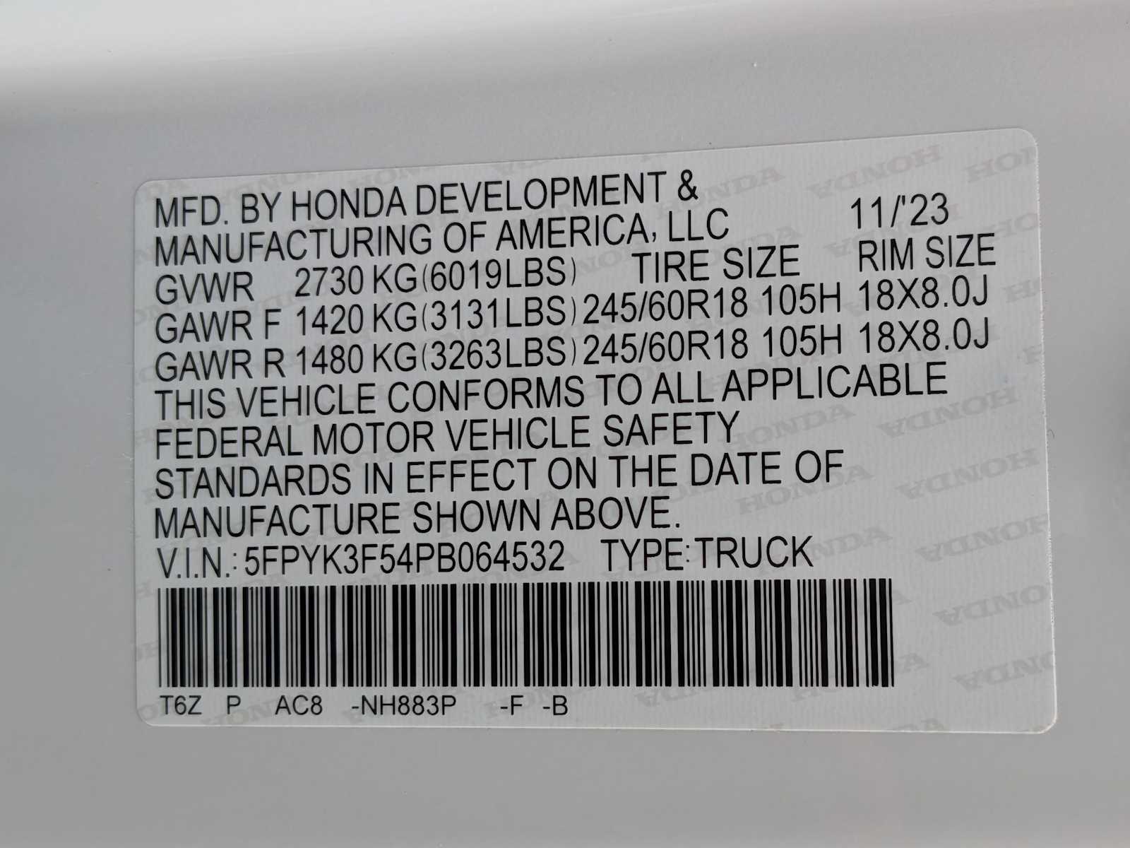Thumbnail: 2023 Honda Ridgeline - 30