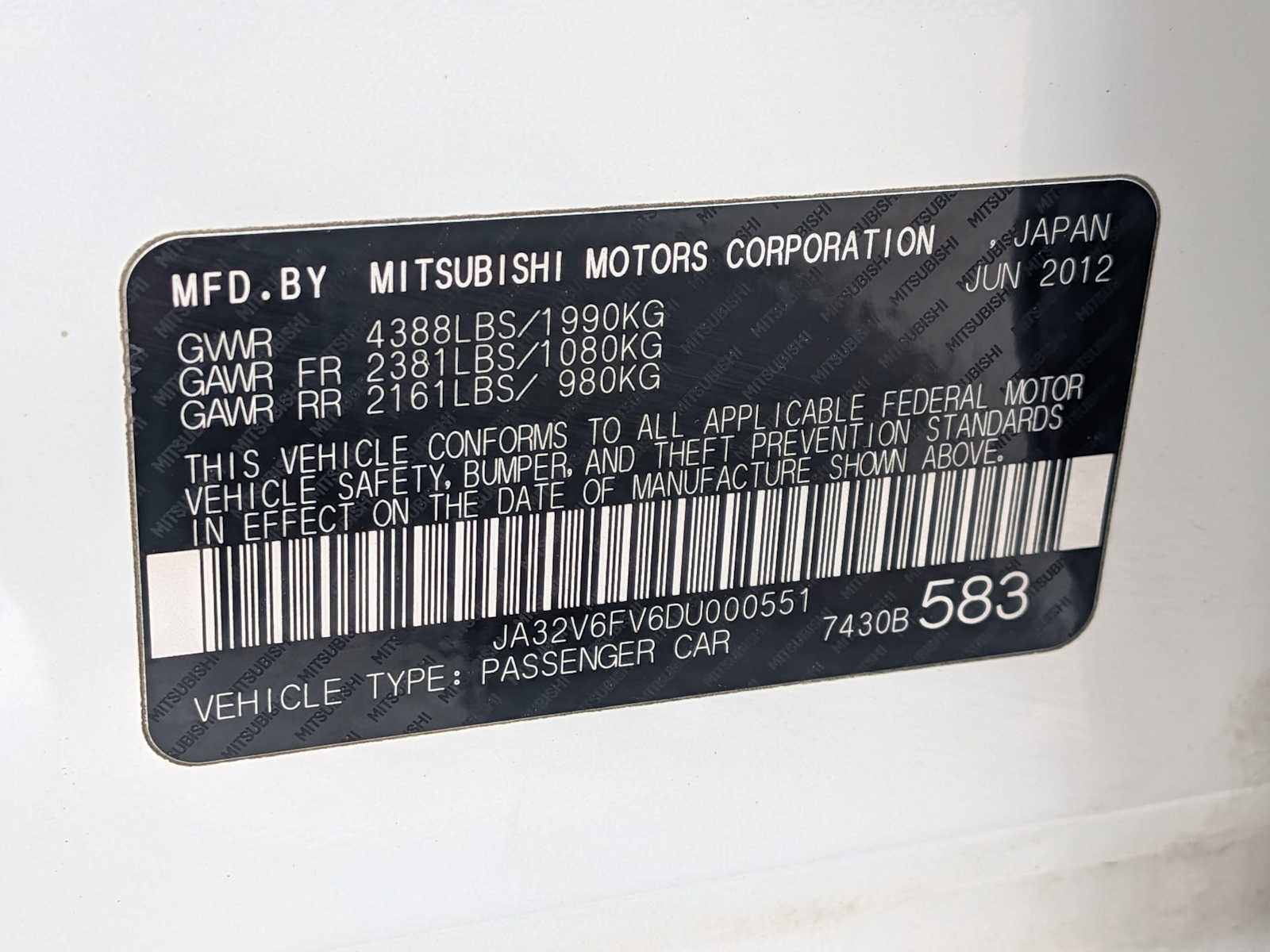Thumbnail: 2013 Mitsubishi Lancer - 28