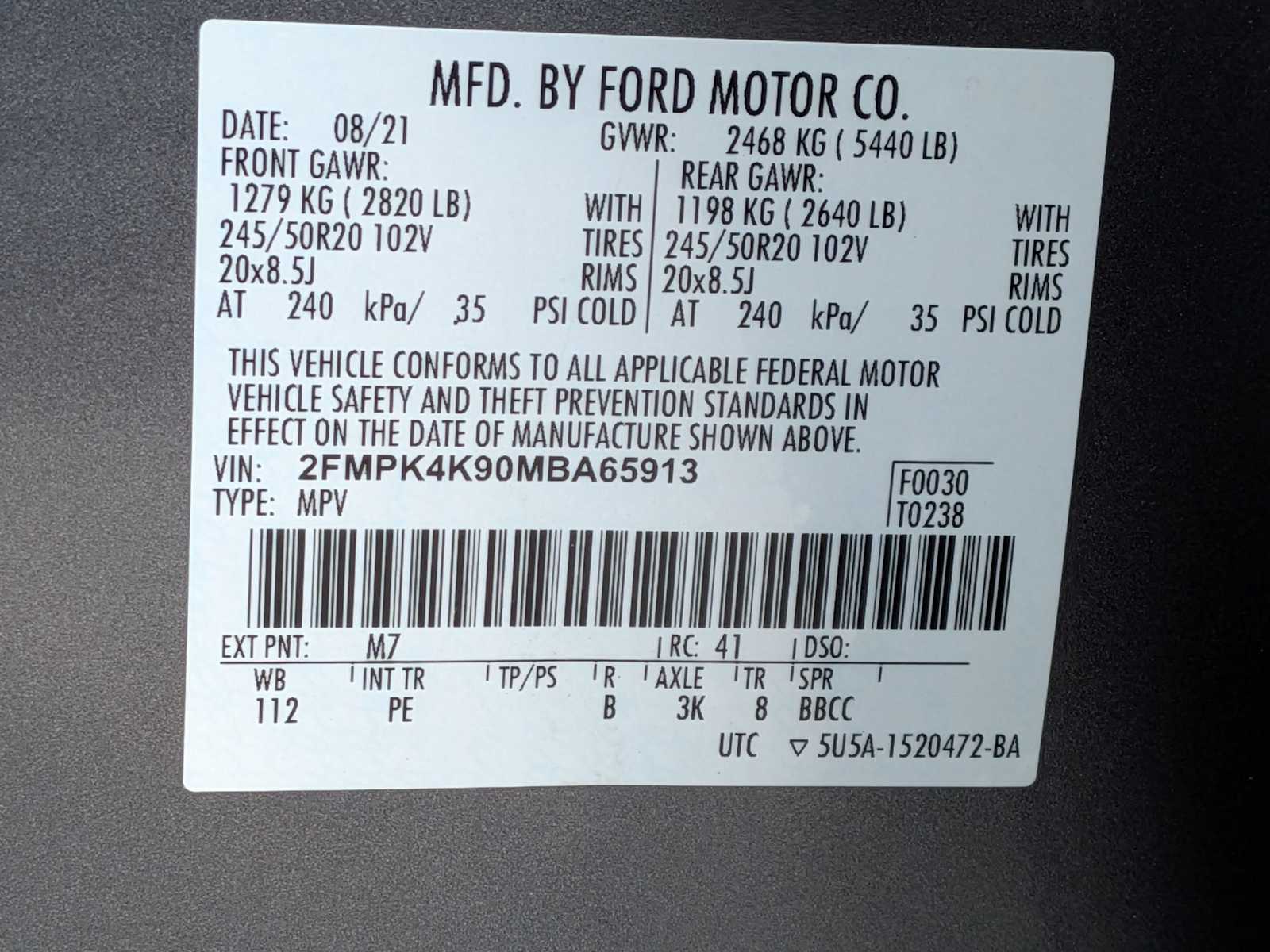 Thumbnail: 2021 Ford Edge - 32