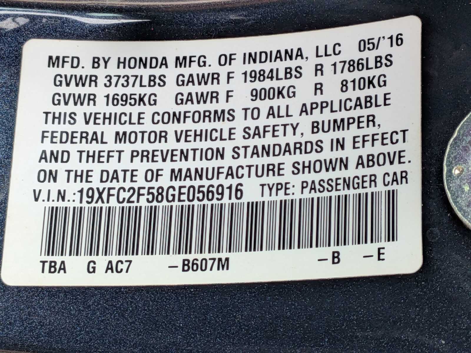 Thumbnail: 2016 Honda Civic - 31