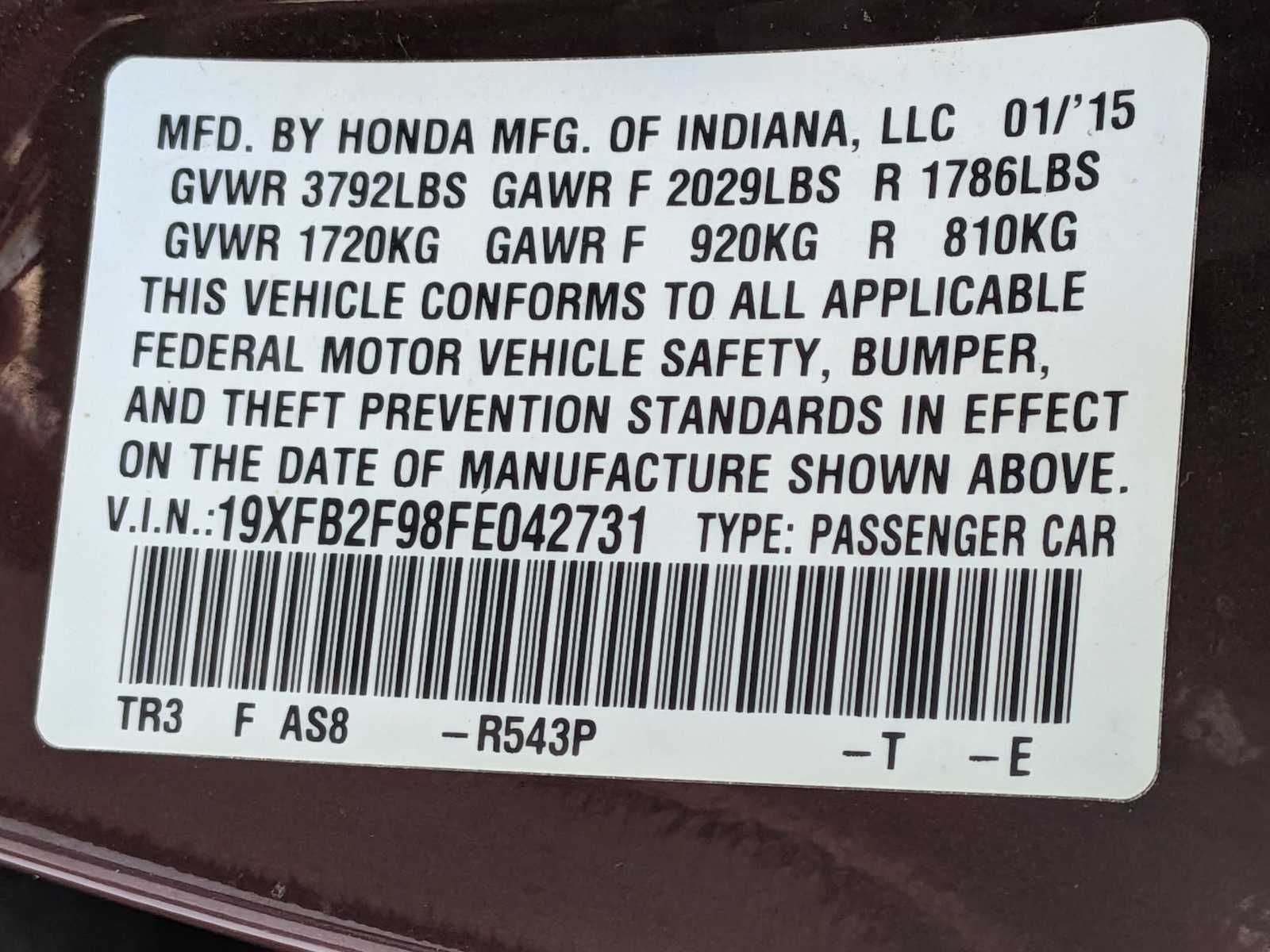 Thumbnail: 2015 Honda Civic - 32