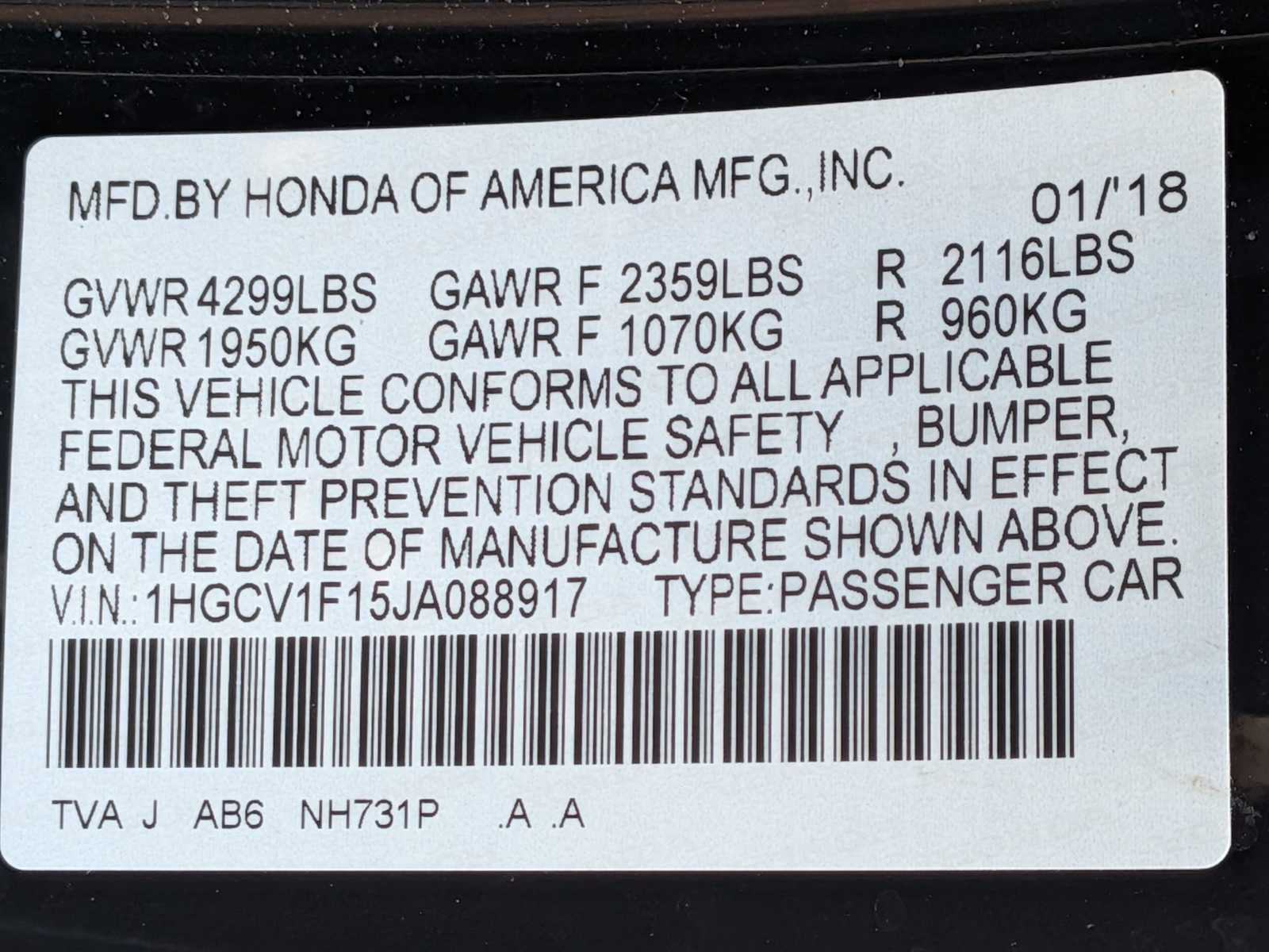 Thumbnail: 2018 Honda Accord - 29