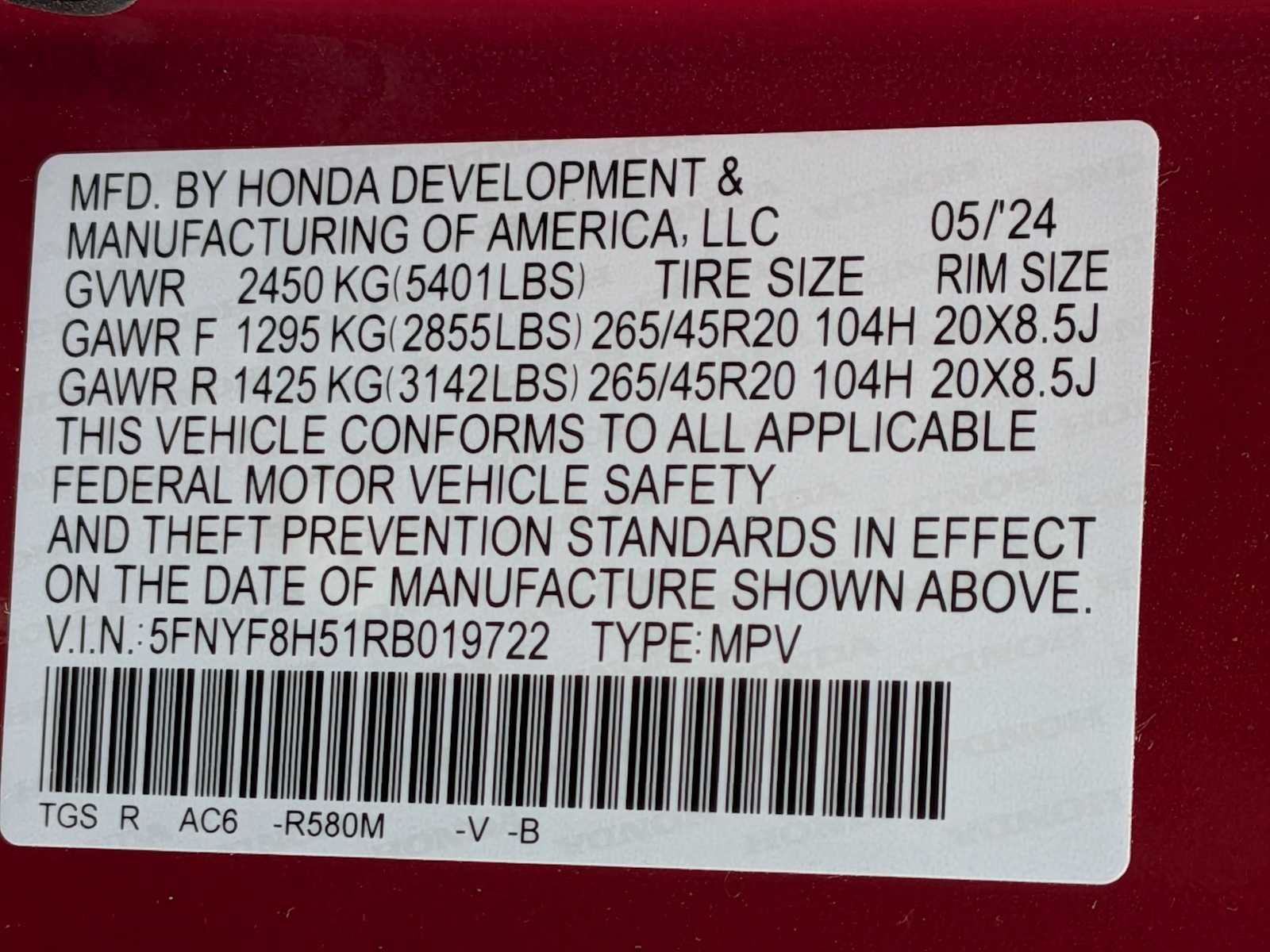 Thumbnail: 2024 Honda Passport - 32