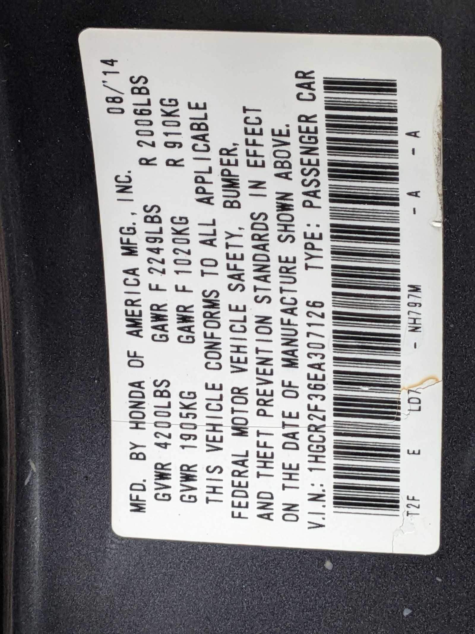 Thumbnail: 2014 Honda Accord - 26