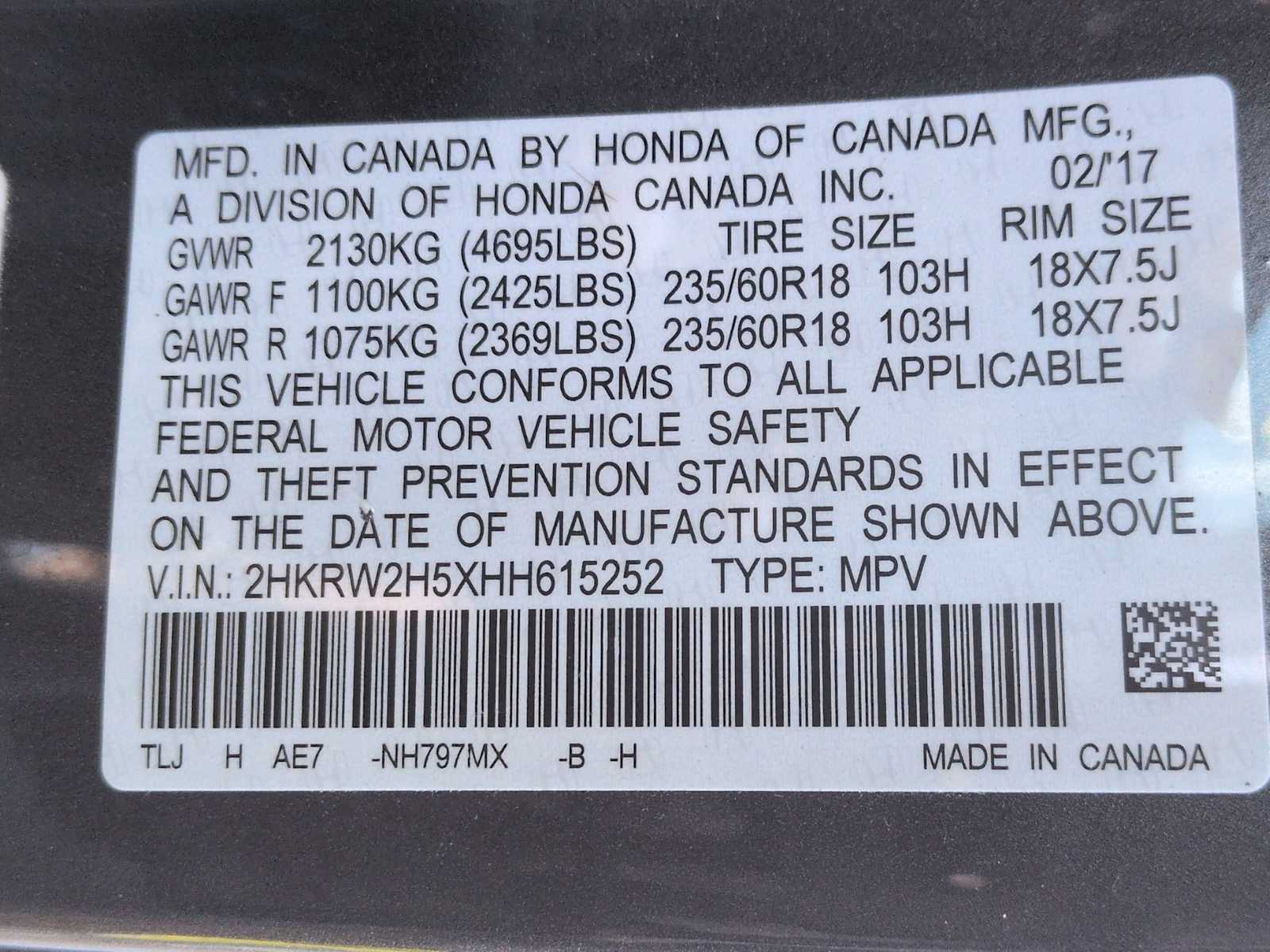 Thumbnail: 2017 Honda CR-V - 34