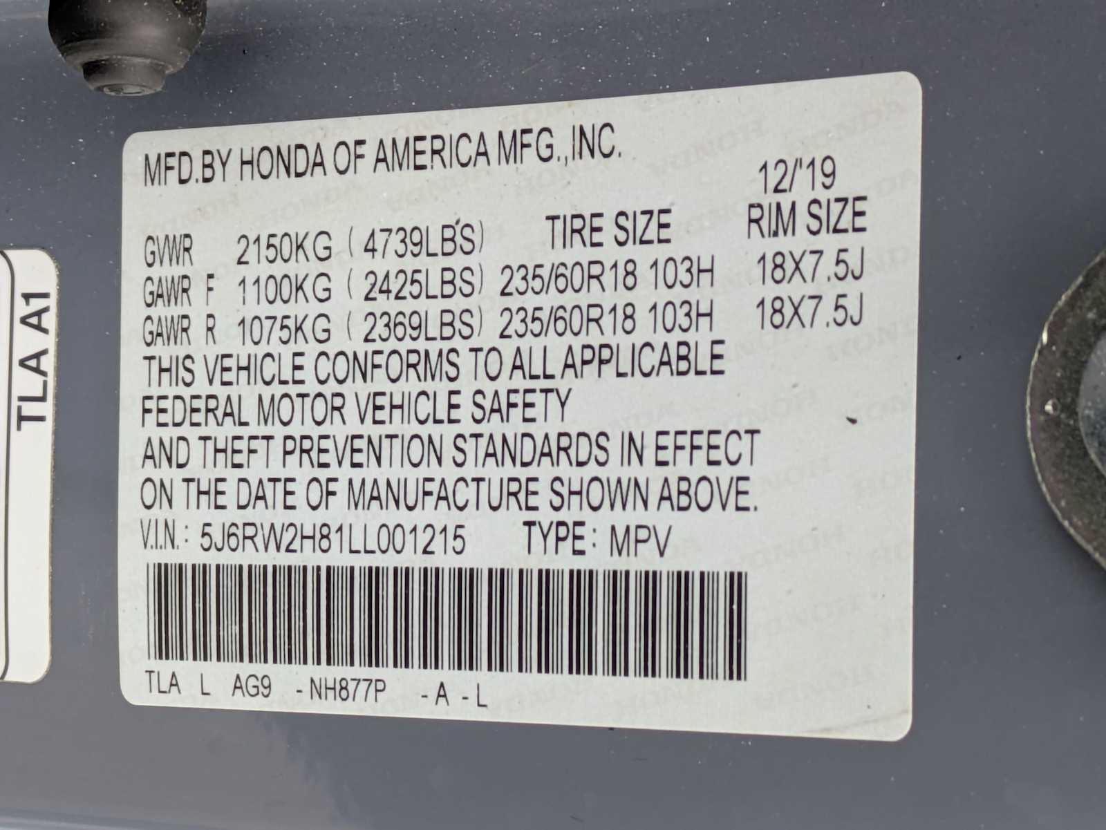 Thumbnail: 2020 Honda CR-V - 33