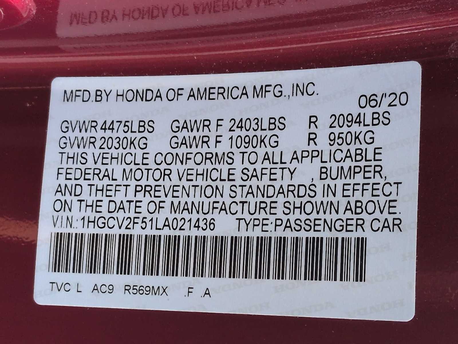 Thumbnail: 2020 Honda Accord - 34