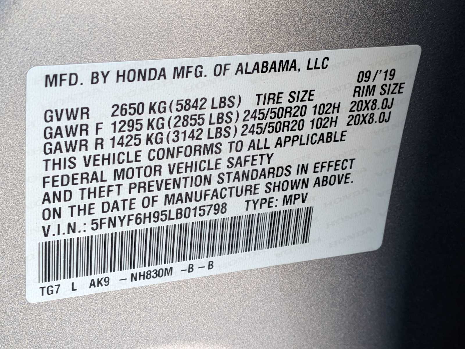 Thumbnail: 2020 Honda Pilot - 22