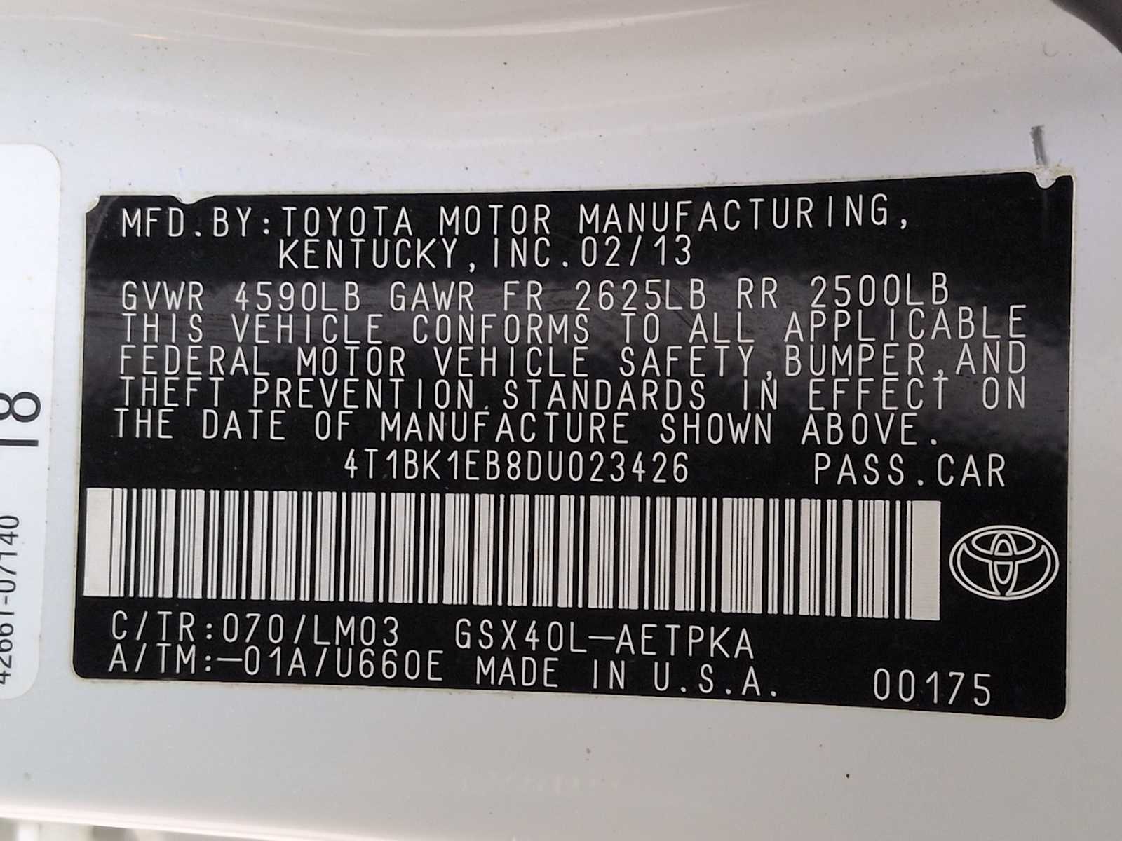 Thumbnail: 2013 Toyota Avalon - 29