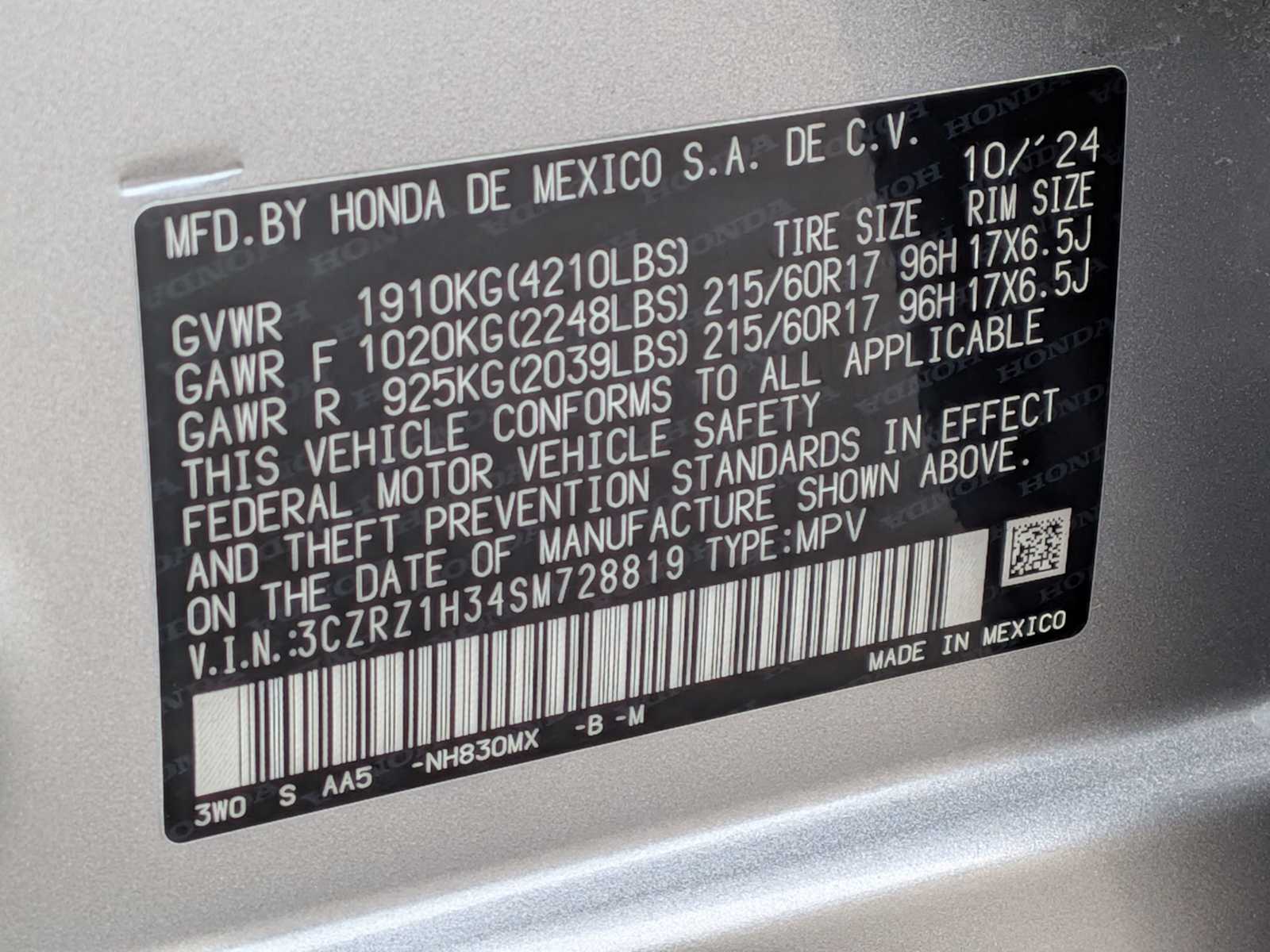 Thumbnail: 2025 Honda HR-V - 29