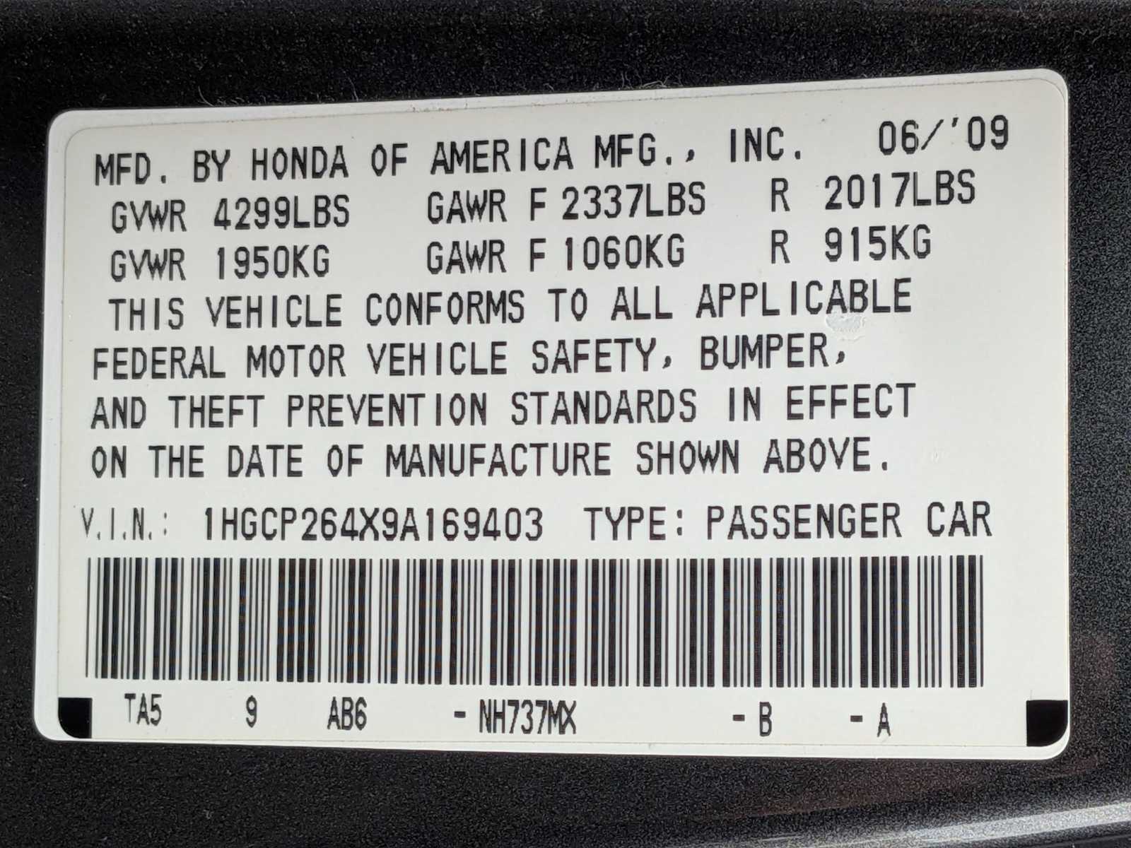 Thumbnail: 2009 Honda Accord - 27